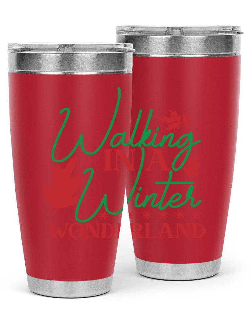 Walking In A Winter Wonderland 438#- winter- Tumbler
