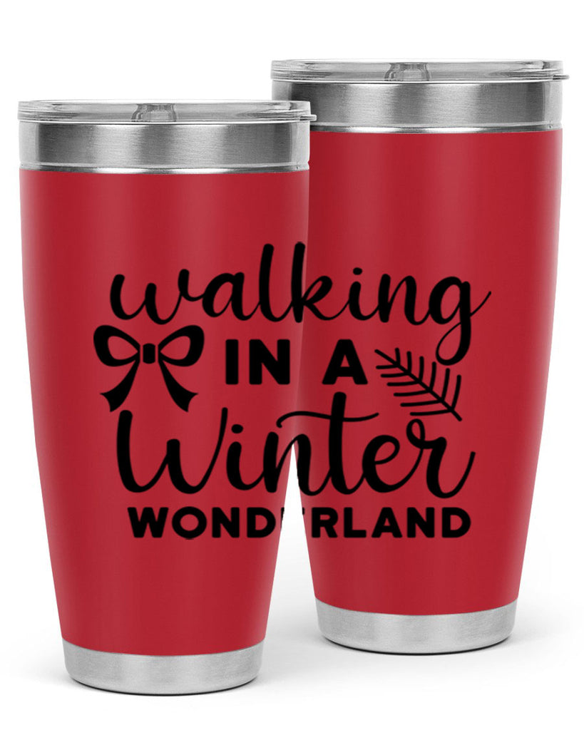 Walking In A Winter Wonderland 441#- winter- Tumbler