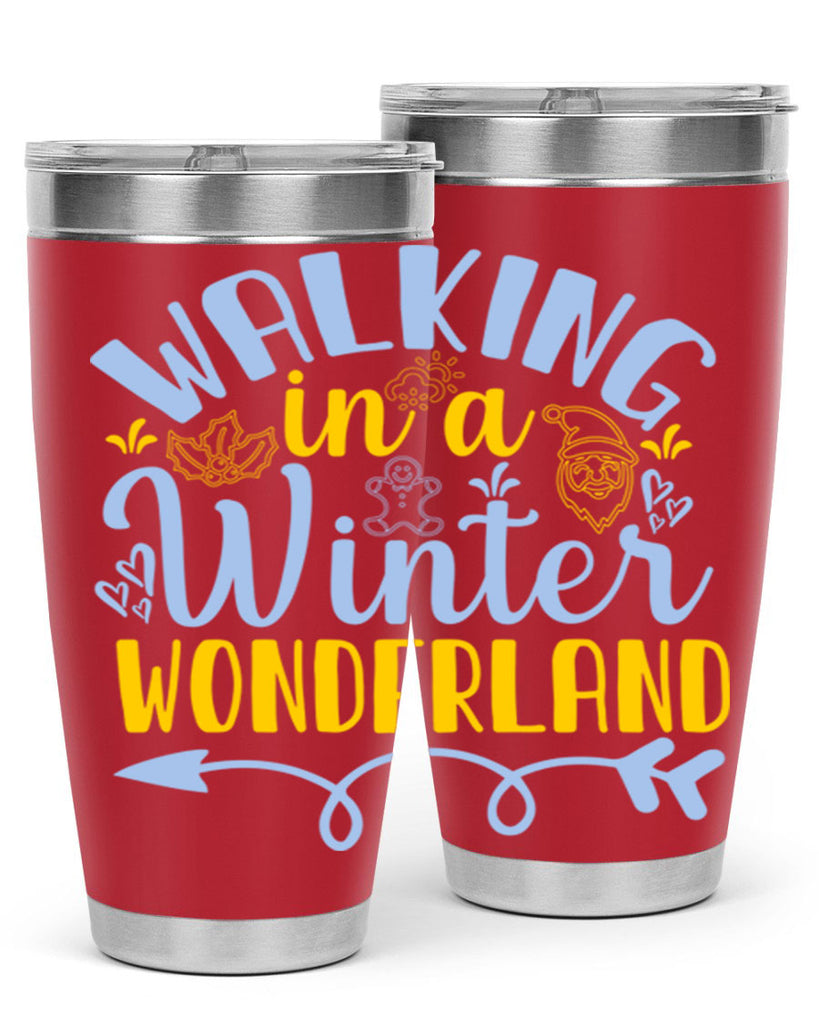 Walking in a winter wonderland440#- winter- Tumbler