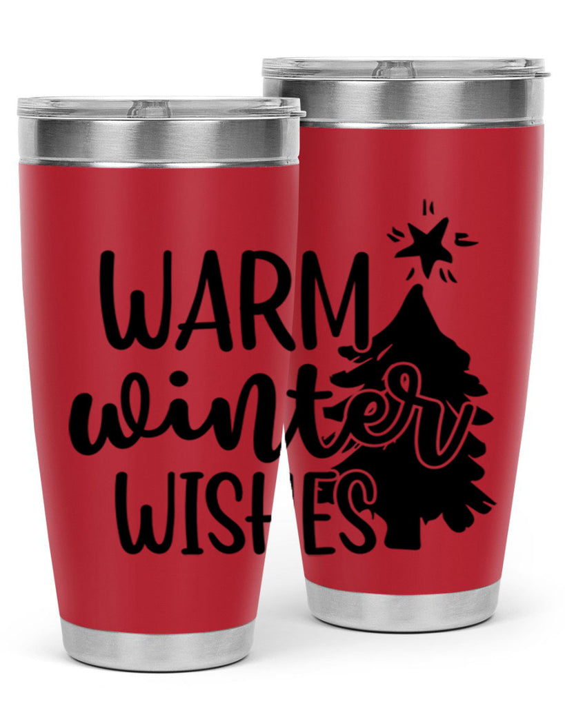 Warm Winter Wishes 451#- winter- Tumbler