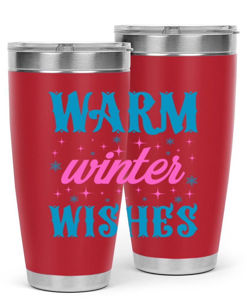 Warm Winter Wishes 464#- winter- Tumbler