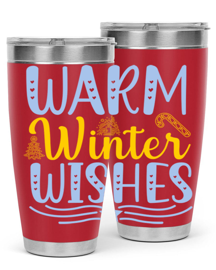 Warm winter wishes 449#- winter- Tumbler