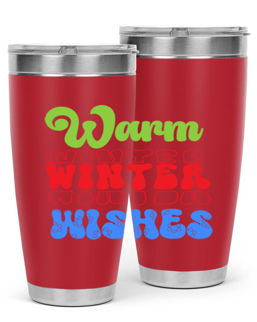 Warm winter wishes 458#- winter- Tumbler