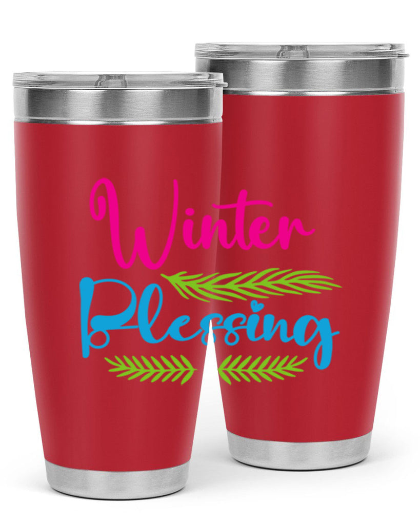 Winter Blessing 486#- winter- Tumbler
