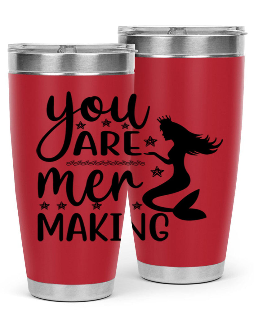 You are mer making 684#- mermaid- Tumbler