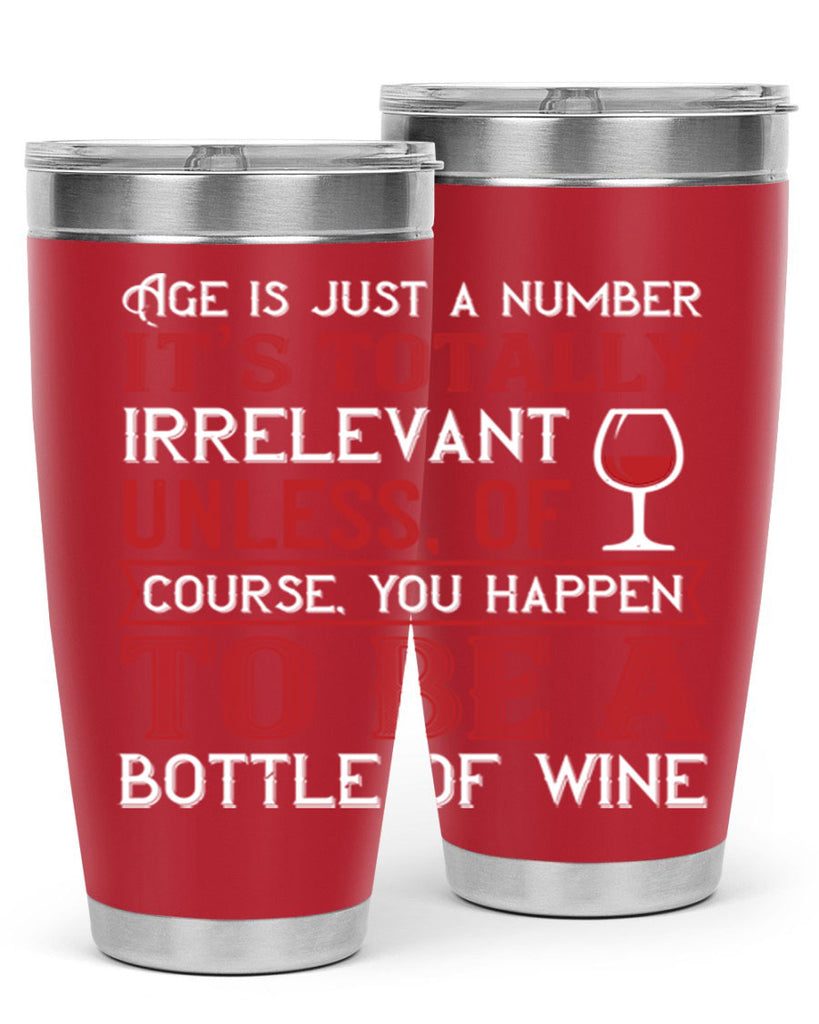 age is just a number its totaly 92#- wine- Tumbler
