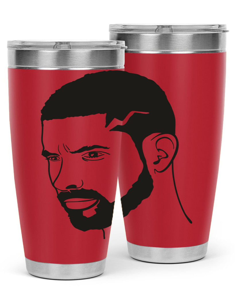 beardman 56#- black men - boys- tumbler