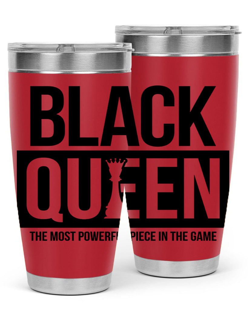 black queen chess 224#- black words phrases- Cotton Tank