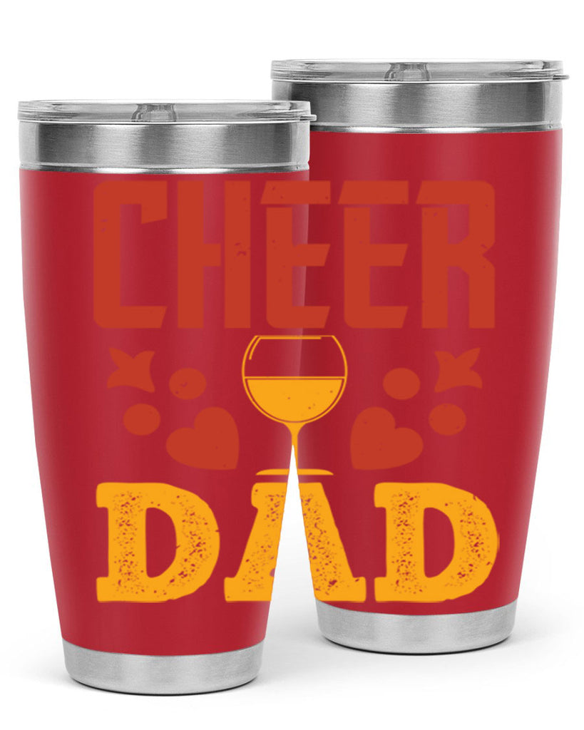 cheer dad 121#- fathers day- Tumbler