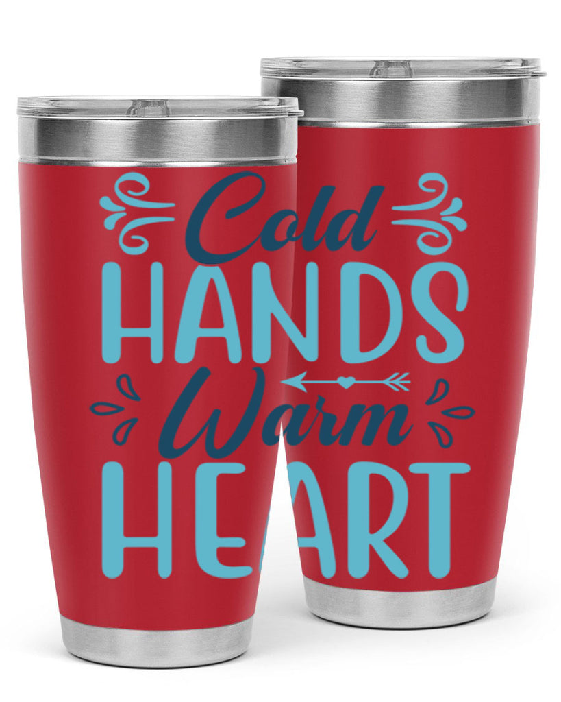 cold hands warm heart 50#- winter- Tumbler
