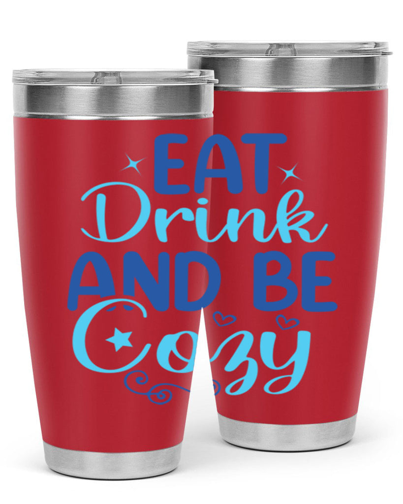 eat drink and be cozy 97#- winter- Tumbler