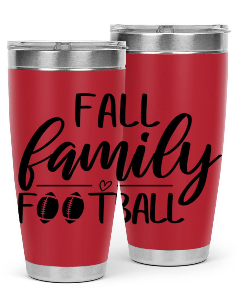 fall family football 100#- fall- Tumbler