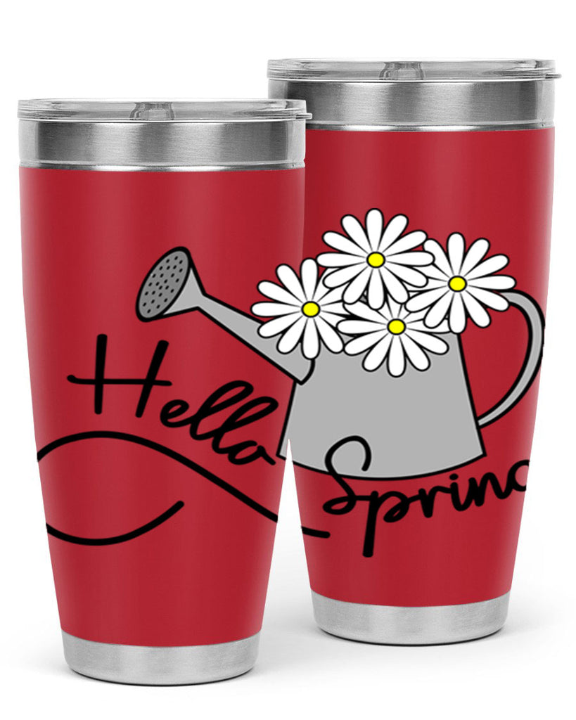 hello spring watering can208#- spring- Tumbler