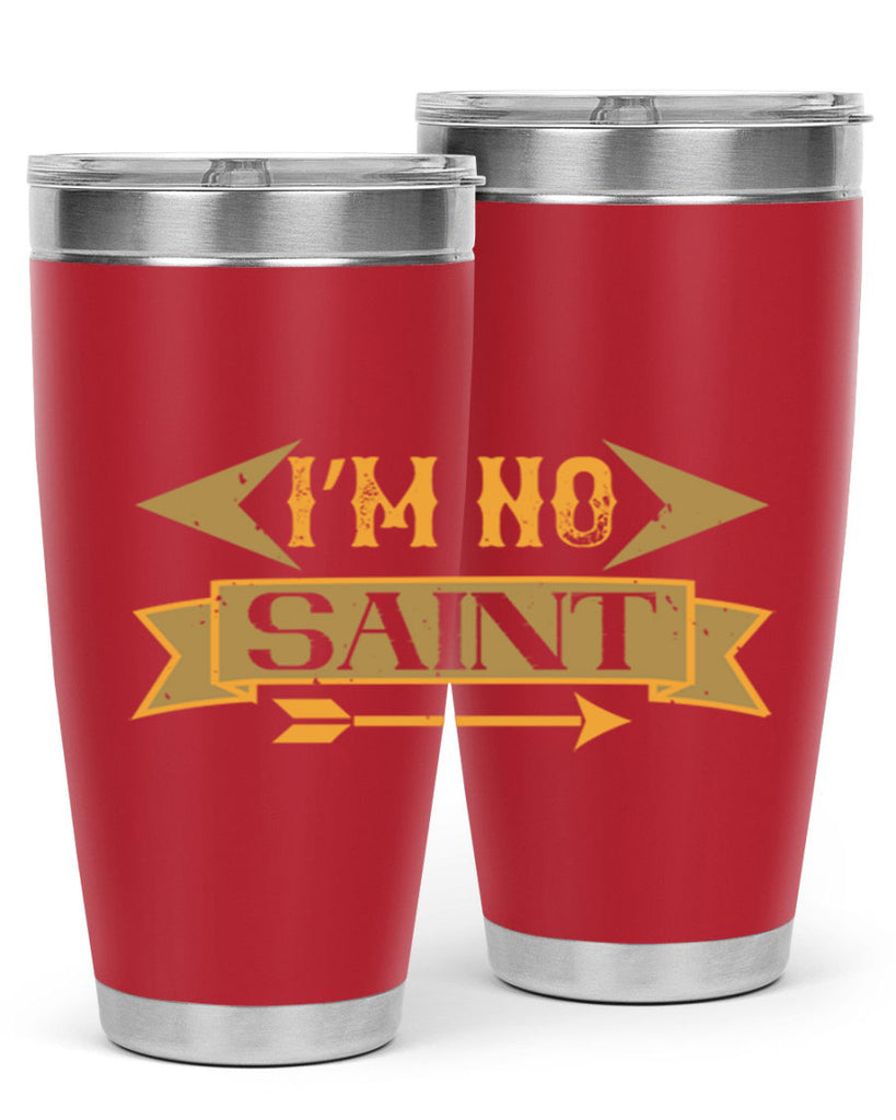i’m no saint 59#- mardi gras- Tumbler