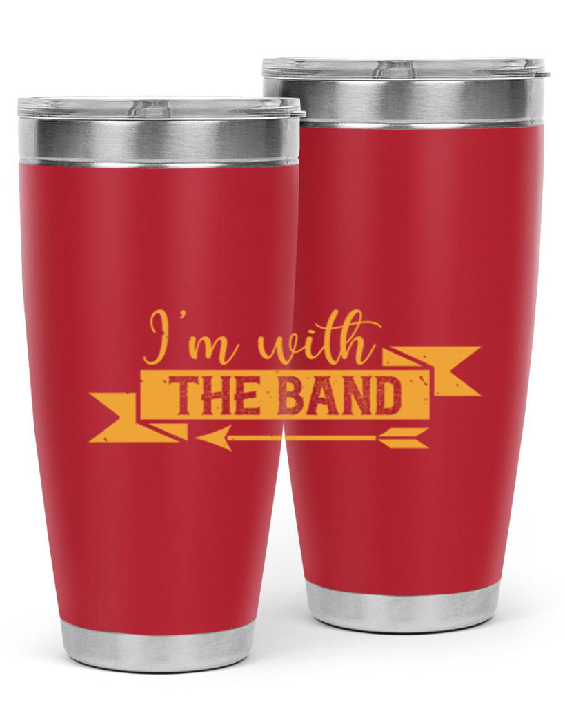 i’m with the band 58#- mardi gras- Tumbler