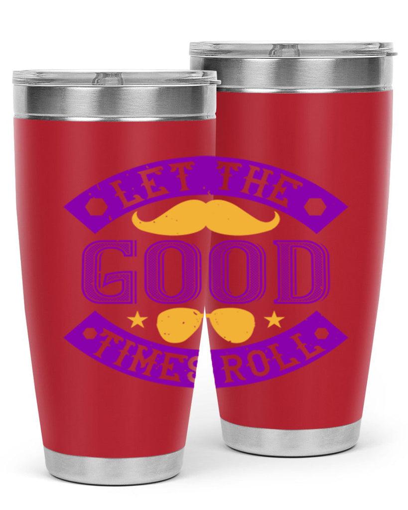 let the good times roll 52#- mardi gras- Tumbler