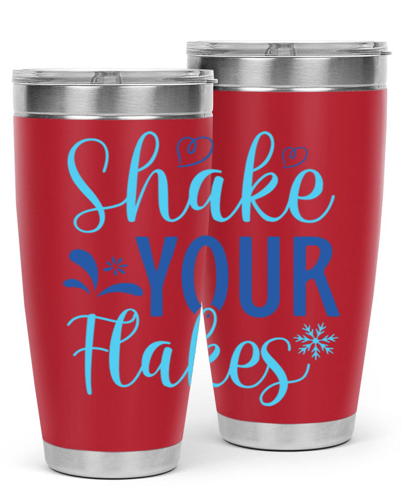 shake your flakes 359#- winter- Tumbler