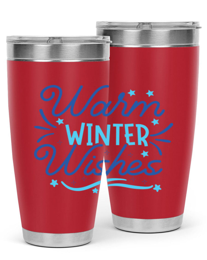 warm winter wishes 457#- winter- Tumbler
