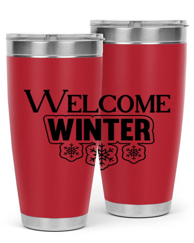 welcome winter 474#- winter- Tumbler