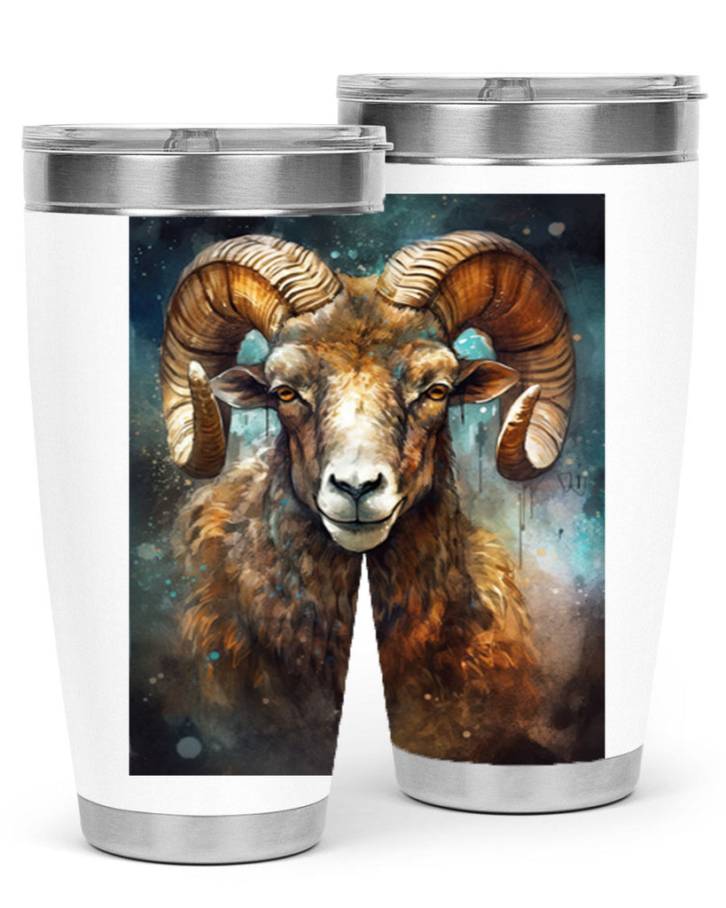 Aries 54#- zodiac- Tumbler