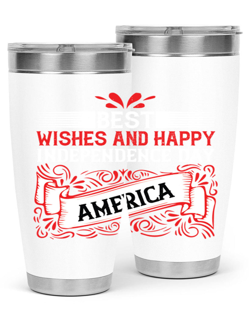 Best wishes and happy Independence Day america Style 86#- Fourt Of July- Tumbler