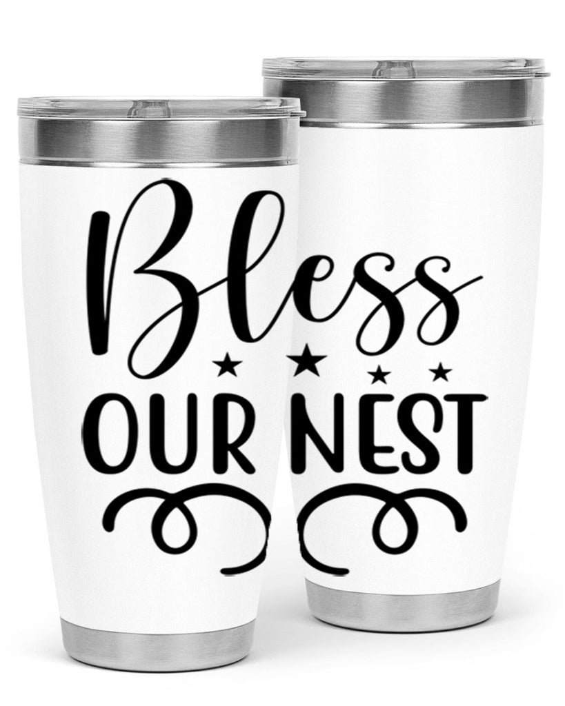 Bless Our Nest 50#- spring- Tumbler