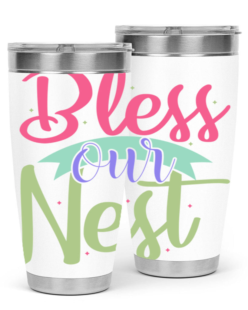 Bless our nest 49#- spring- Tumbler