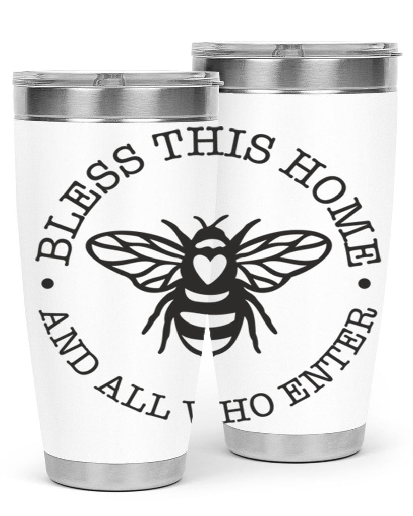 Bless this Home Bee59#- spring- Tumbler
