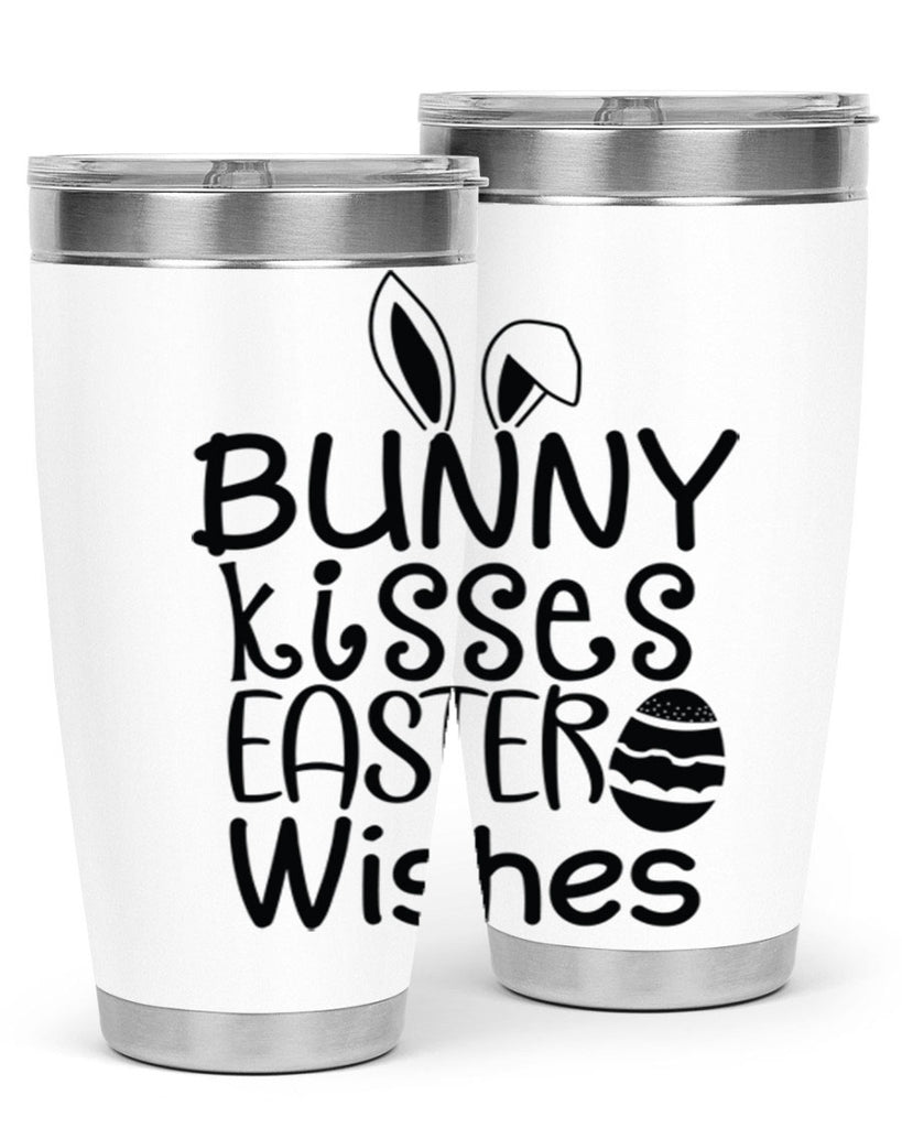 Bunny kisses easter wishes  94#- spring- Tumbler
