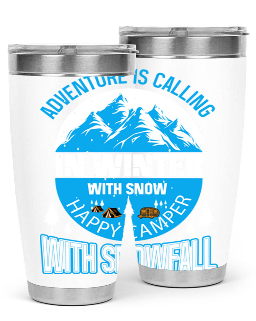Camping Winter 39#- winter- Tumbler