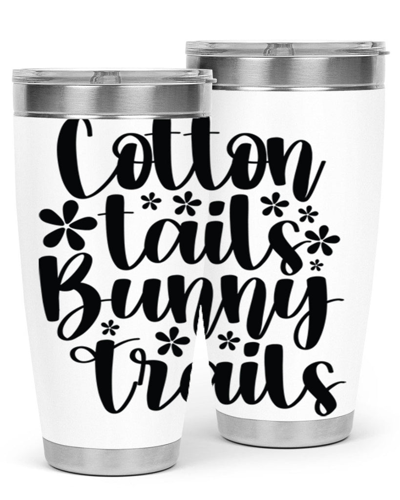 Cotton tails bunny trails  113#- spring- Tumbler