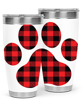 Dog Paw Style 94#- dog- Tumbler