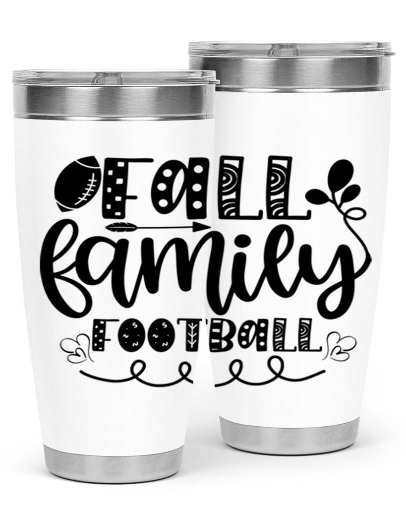 Fall Family Football 99#- fall- Tumbler