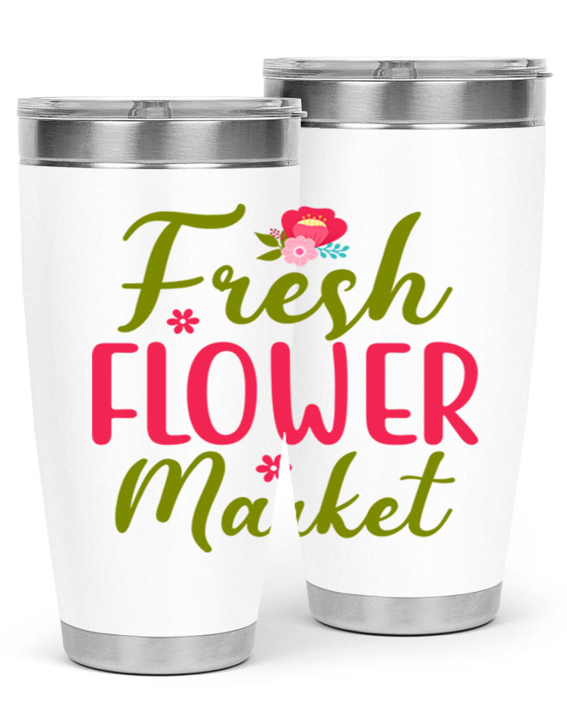 Fresh Flower Market 144#- spring- Tumbler