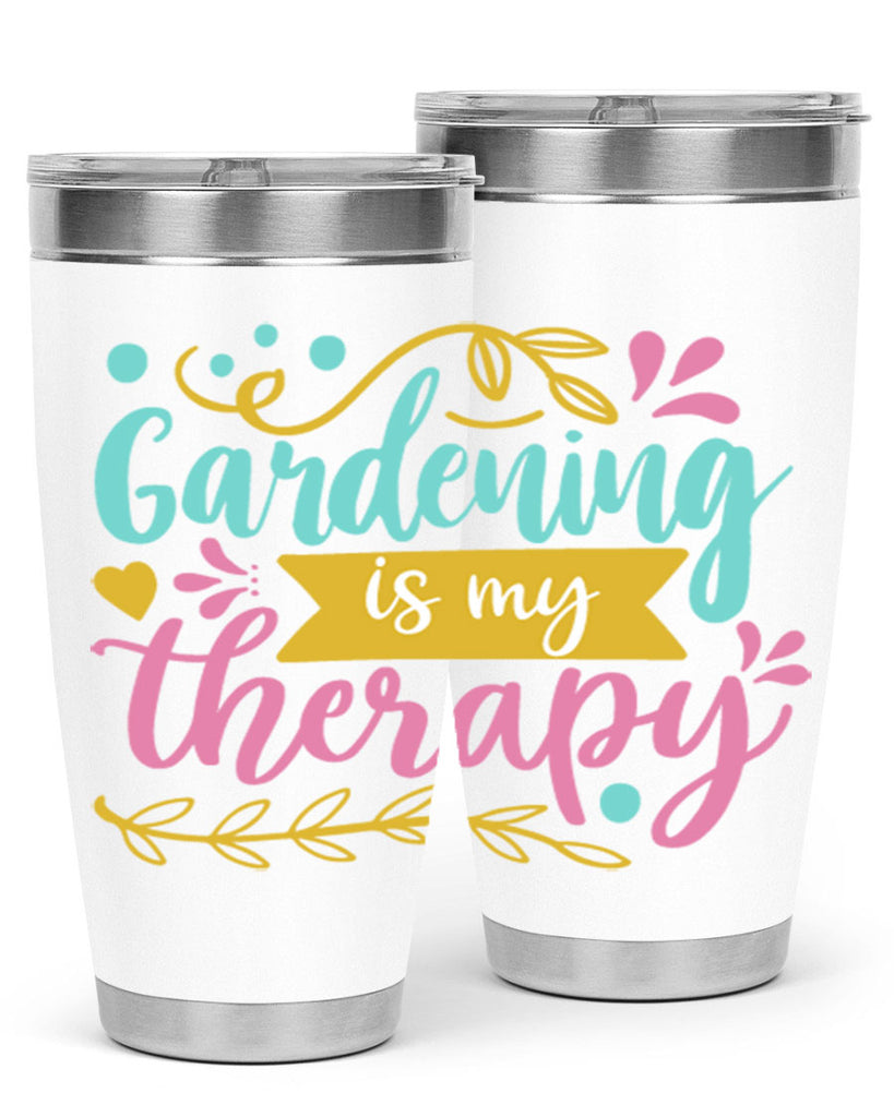 Gardening is my therapy Style 66#- summer- Tumbler