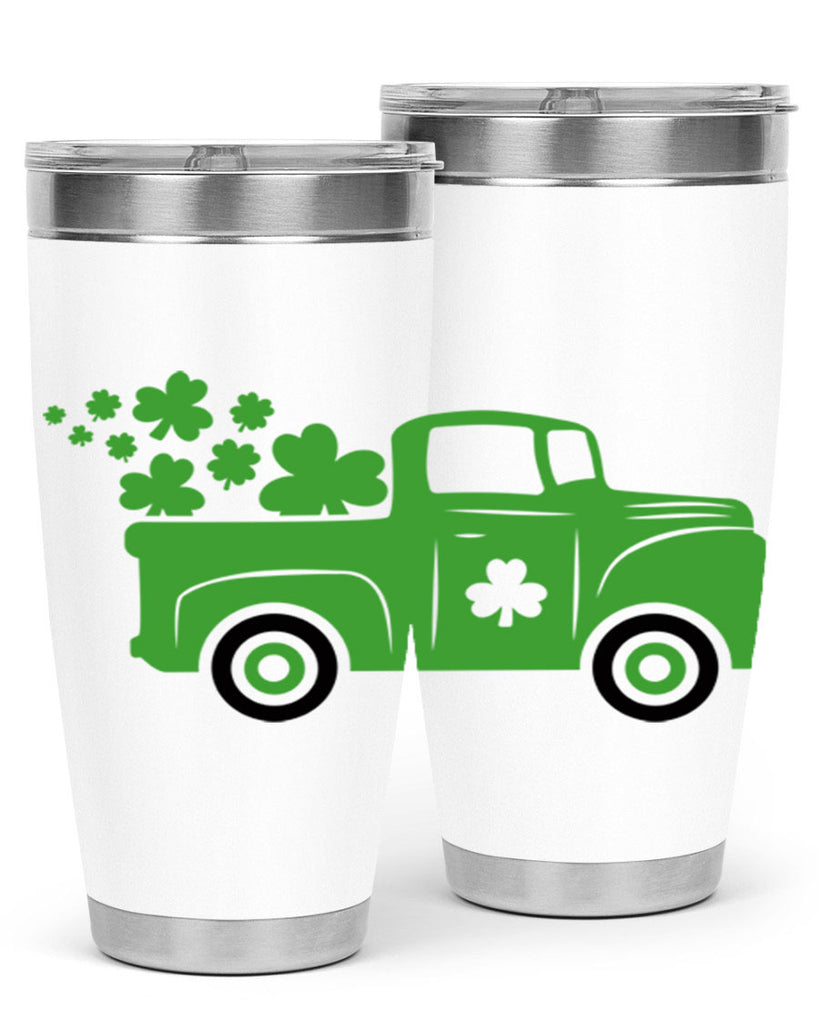 Green Truck Style 97#- St Patricks Day- Tumbler