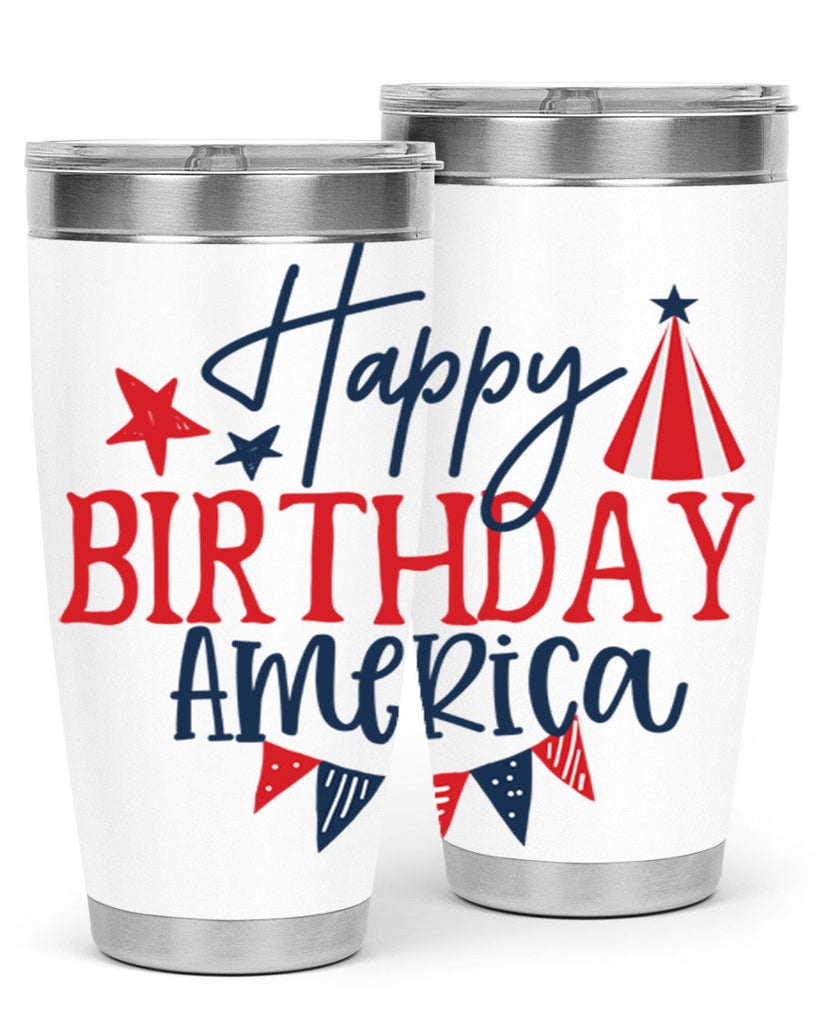 Happy Birthday america Style 30#- Fourt Of July- Tumbler