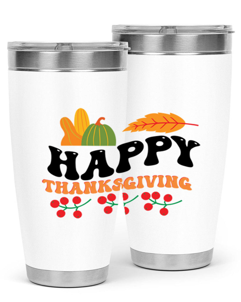 Happy Thanksgiving 251#- fall- Tumbler