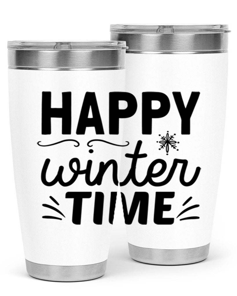 Happy Winter Time134#- winter- Tumbler