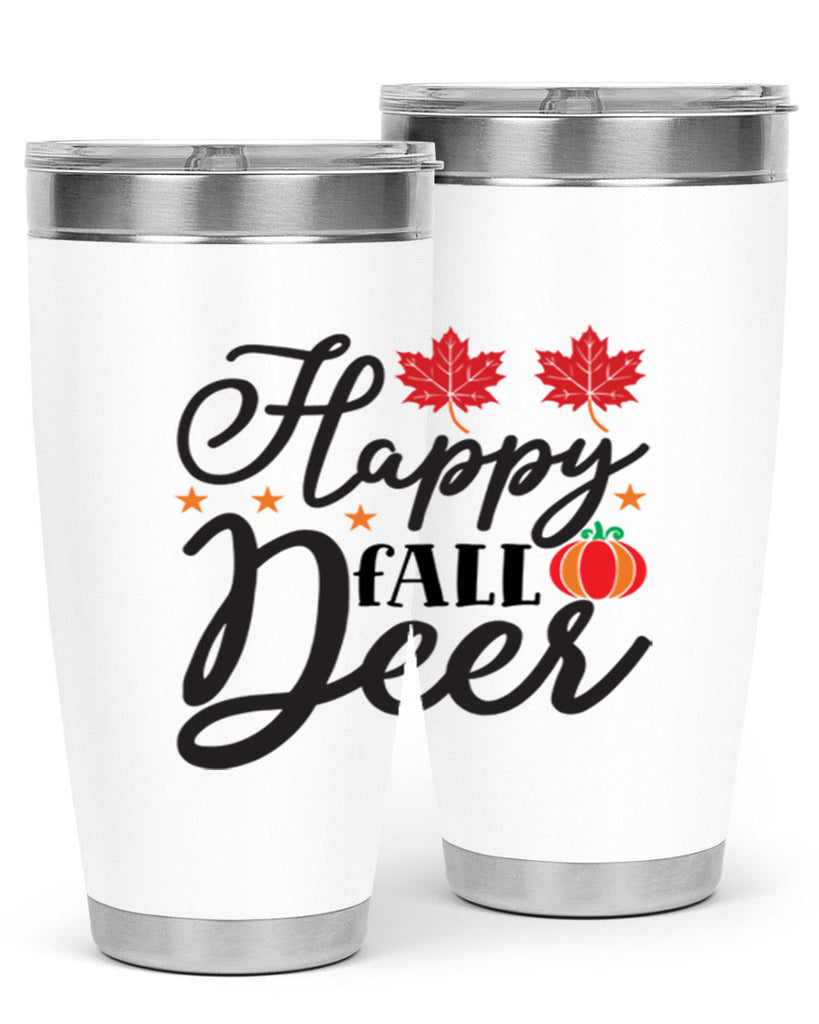 Happyfalldeer 254#- fall- Tumbler