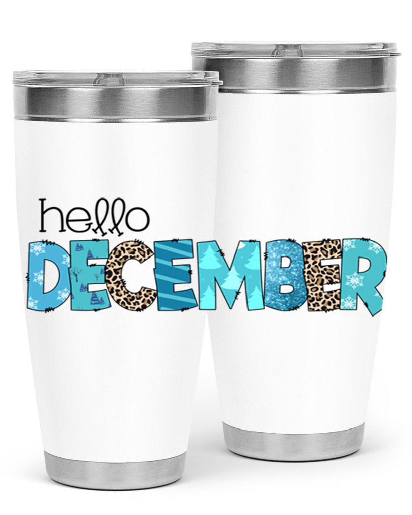 Hello December 187#- winter- Tumbler