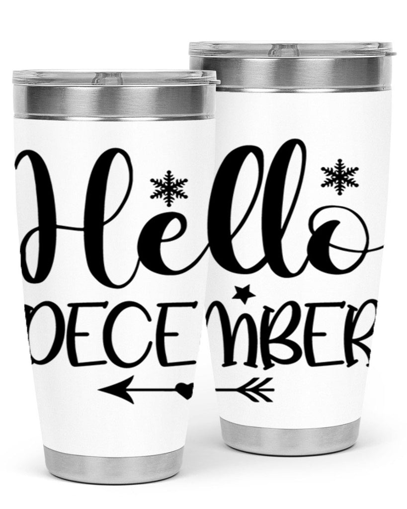 Hello December161#- winter- Tumbler