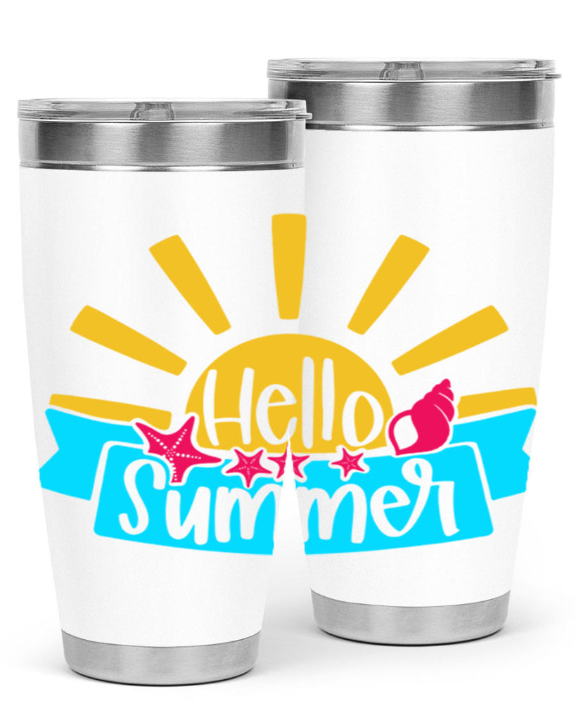 Hello Summer Style 38#- summer- Tumbler