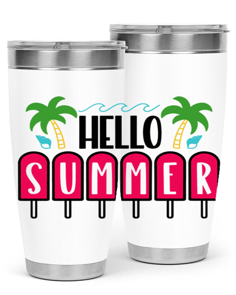 Hello Summer Style 39#- summer- Tumbler