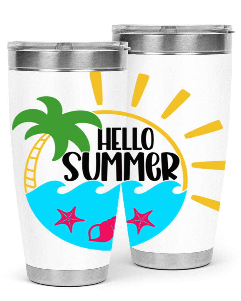 Hello Summer Style 40#- summer- Tumbler