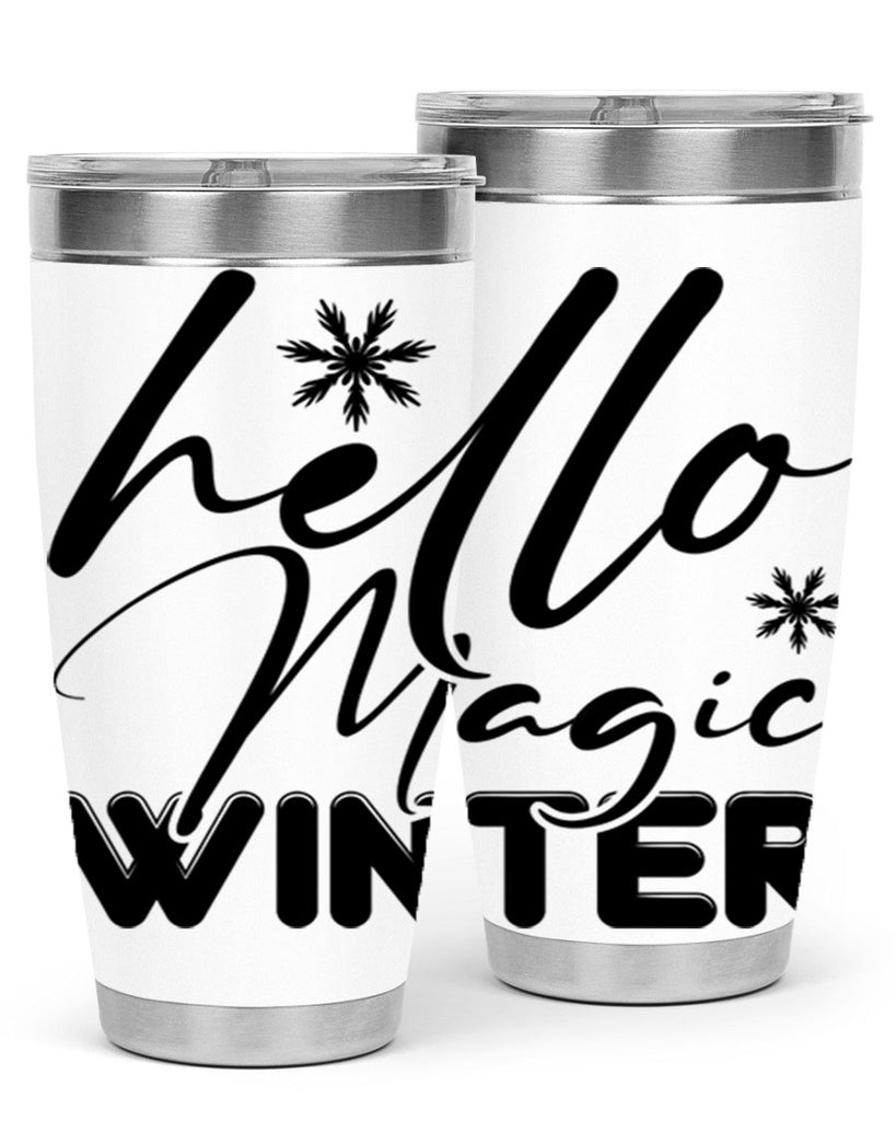 Hello magic winter 178#- winter- Tumbler