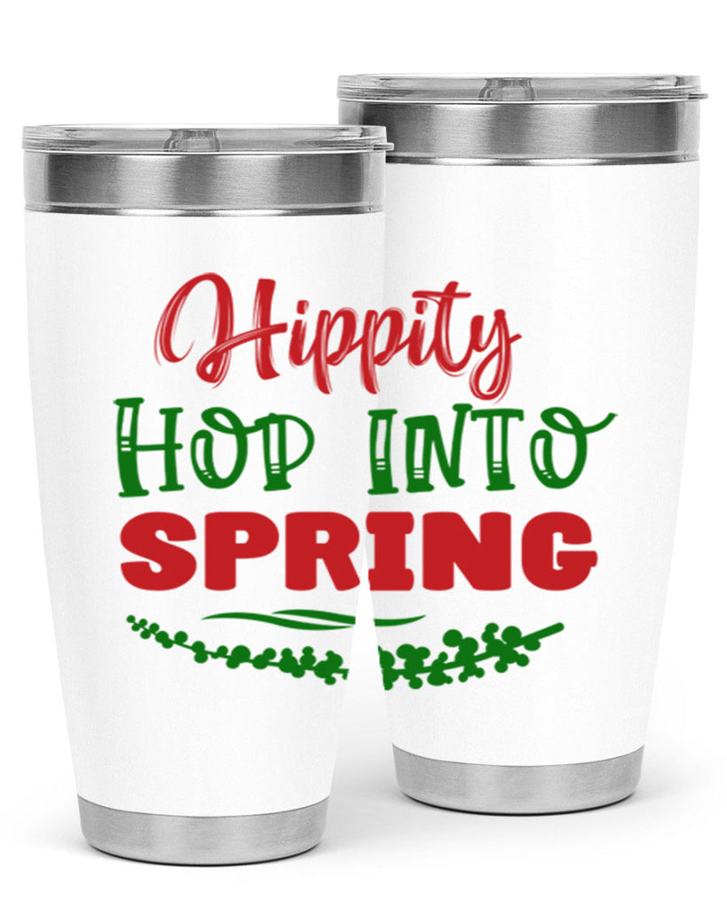 Hippity Hop into Spring 239#- spring- Tumbler