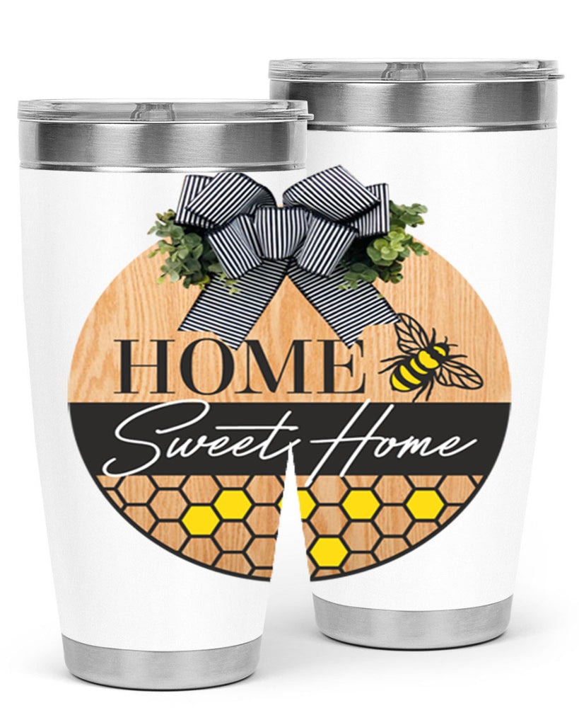 Home Sweet home bee and hive Mockup241#- spring- Tumbler