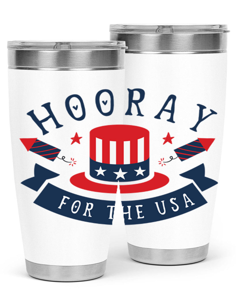 Hooray for the usa Style 42#- Fourt Of July- Tumbler