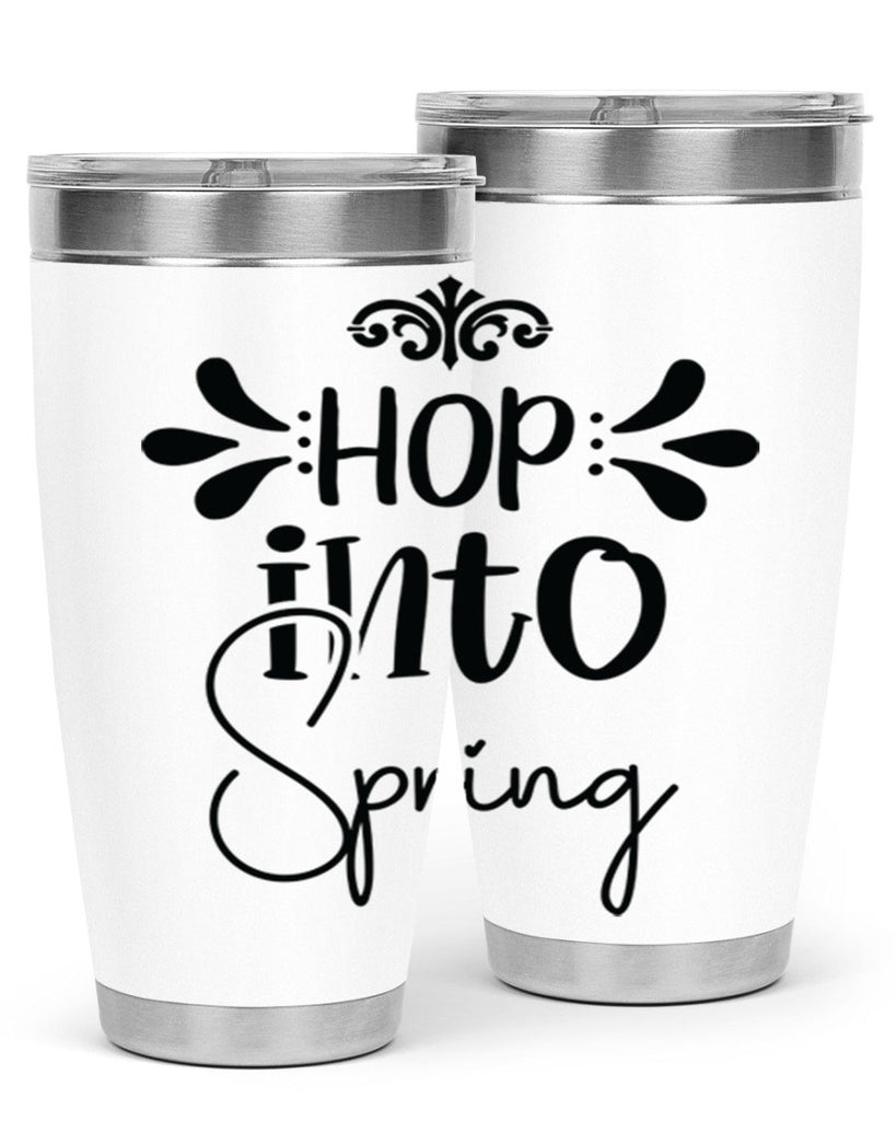 Hop into Spring 247#- spring- Tumbler